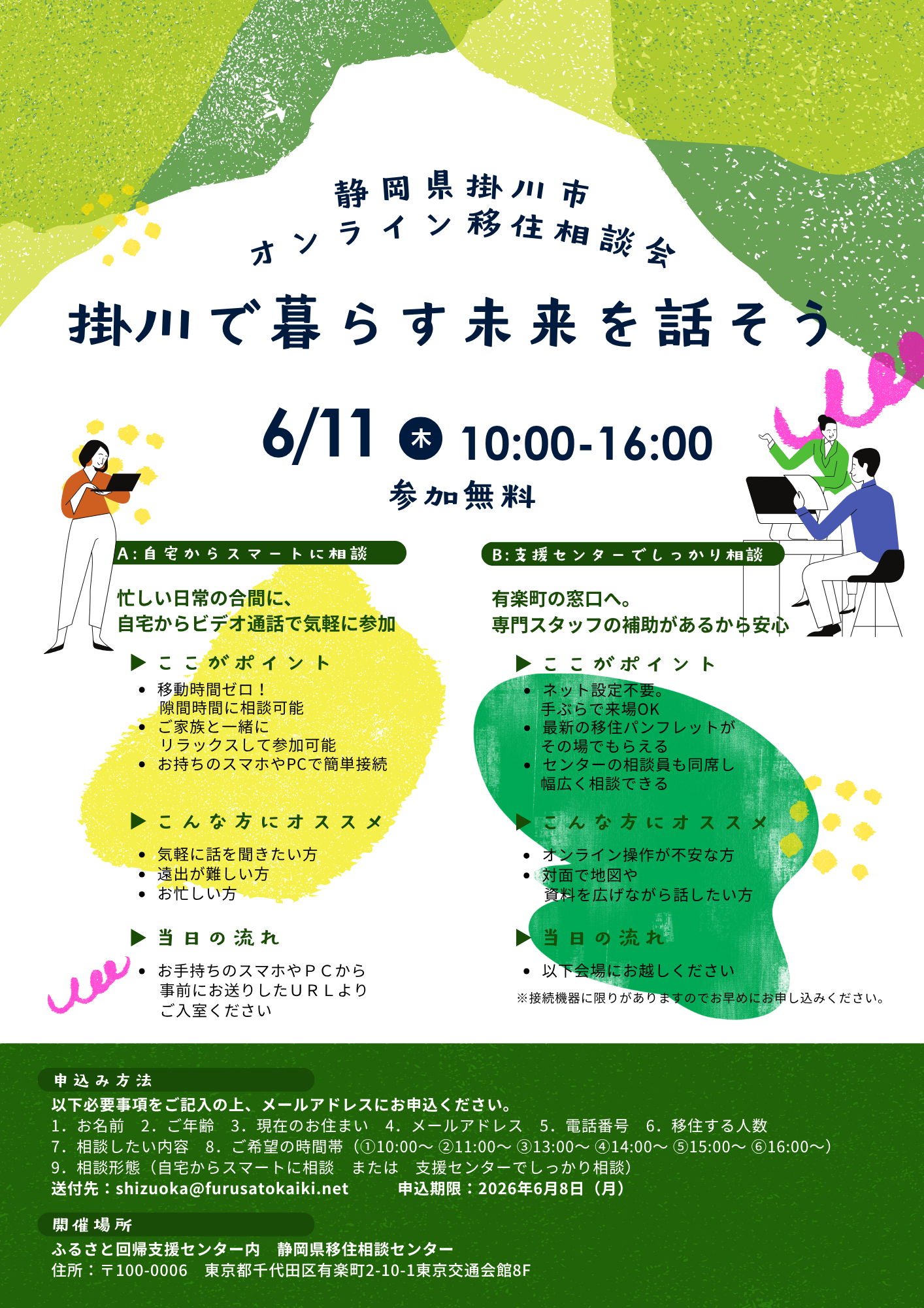 静岡県掛川市オンライン移住相談会