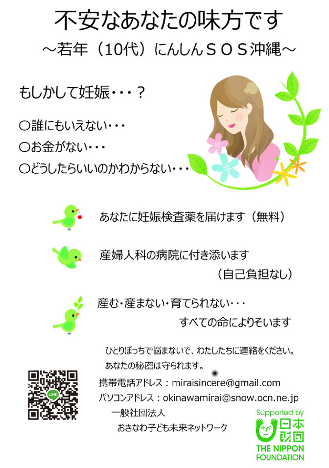 若年にんしん相談窓口について