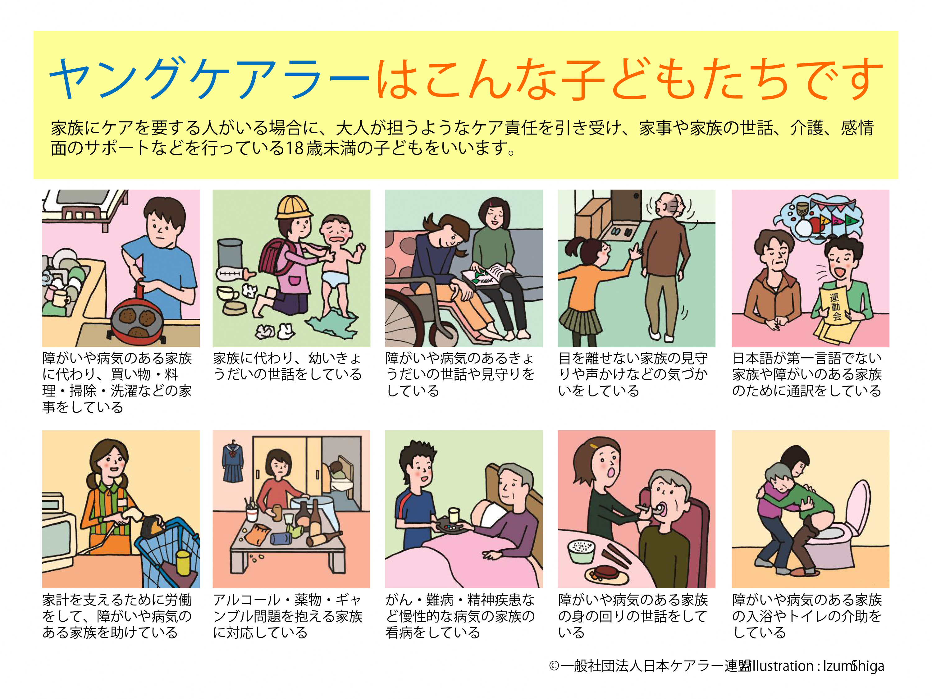 ヤングケアラーの相談窓口について