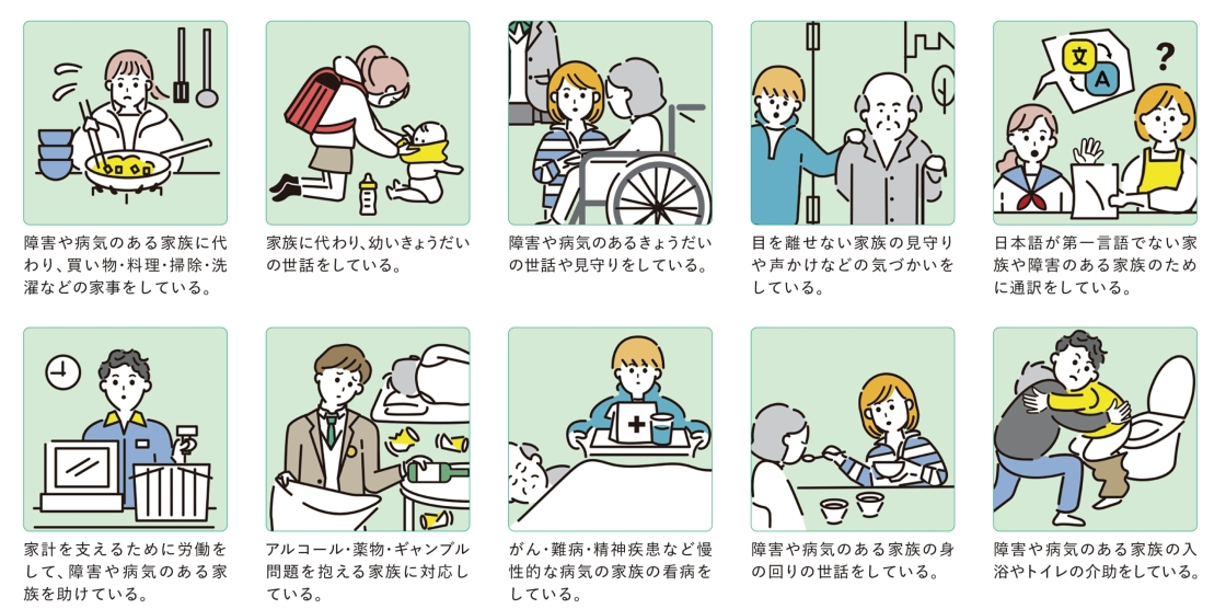 ヤングケアラーについての相談について