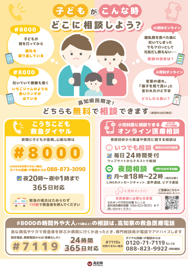 小児科医オンライン医療相談について